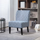 HOMCOM Armless Accent Chair for Bedroom, Upholstered Slipper Side Chair for Living Room with Wood Legs, Grey