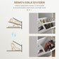 HOMCOM Slim Shoe Cabinet with 3 Flip Drawers and Adjustable Shelves, Narrow Shoe Cabinet for 15 Pairs of Shoes, White