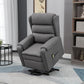 HOMCOM Lift Chair for Elderly, Power Chair Recliner with Footrest, Remote Control, Side Pockets for Living Room, Grey