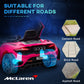 Qaba McLaren 765LT Licensed 12V Kids Electric Car w/ Scissor Doors, Transport Wheels, Remote, Slow Start, Music Horn Pink