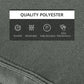 Outsunny Garden Lounger Chair Cushion Replacement, Deep Seat Patio Cushions with Thick Padded, Headrest, Removable Cover, Grey
