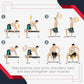 Soozier Rubber Dumbbells Weight Set, Total 30lbs(15lbs Each) Dumbbell Hand Weight for Body Fitness Training for Home Office Gym, Black