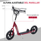 HOMCOM Kids Scooter Street Bike Bicycle for Teens Ride on Toy w/ 12'' Tire for 5-12 Year Old Red
