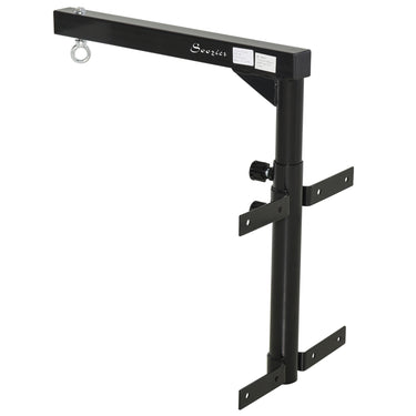 Soozier Boxing Punch Bag Hanger Heavy Bag Bracket MMA Training Wall Mount 220lbs Black