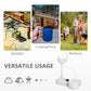 kleankin Portable Camping Sink Hand Wash Station with 17L Water Tank, Soap Dispenser and Towel Holder, for Outdoor Events