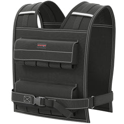 Soozier 44LBS Adjustable Weighted Vest, Weight Vest with Reflective Strips, Snug Fit for Men Women Running Strength Training