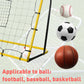 Soozier 6 x 4 ft Rebound Net Soccer Goal with 5 Angle Adjustable for Soccer Baseball Basketball Training