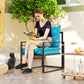 Outsunny Patio Chair Cushions, Thick Deep Seat Outdoor Seat Cushion with Back Cushion, Beige