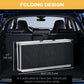 HOMCOM 5ft Wheelchair Ramp Scooter Mobility Non-Skid PVC Layering Portable Foldable Aluminium