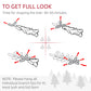HOMCOM 7.5ft Artificial Snow Flocked Christmas Tree Xmas Tree Holiday Home Indoor Decoration for Party with Foldable Feet, Green