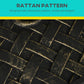 Outsunny 40lbs. Concrete Umbrella Base with Rattan Effect, Heavy Duty Parasol Stand for Outdoor Patio Umbrella, Bronze