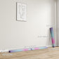 Soozier 7.7ft Folding Balance Beam, Gymnastics Equipment with Anti-Slip Bottom for Kids Home Training, Multicolour