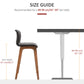 HOMCOM Modern Bar Stools Set of 2, Counter Height Bar Chair with PU Leather Wooden Frame Padding Seats for Dining Room Home Bar, Dark Brown