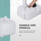 kleankin Portable Camping Sink Hand Wash Station with 17L Water Tank, Soap Dispenser and Towel Holder, for Outdoor Events