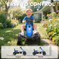 Qaba Pedal Go Kart for Kids 2-5 Years Old with Silent EVA Wheels, Metal Frame, Green