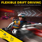 Aosom 24V Electric Go Kart, Battery Powered Kids Drift Kart with Adjustable Seat, Seat Belt, Horn, Music, Light, White