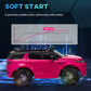 Qaba Land Rover Discovery Sport Licensed 12V Ride on Car w/ Remote, Soft Start, LED Lights, Music Horn, White