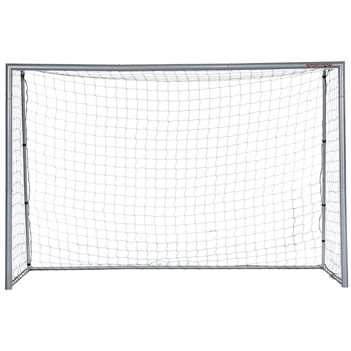 Soozier 10ft x 6.5ft Soccer Goal, Soccer Net for Backyard with Ground Stakes, Quick and Simple Set Up