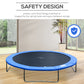 Soozier 14FT Trampoline Pad Replacement, Î¦168" Spring Cover, Water-Resistant Universal Round Trampoline Safety Pad, No Holes for Pole, Blue