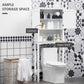 kleankin Over the Toilet Storage, Bathroom Cabinets Over Toilet, Cabinet Above Toilet with Doors and Shelves