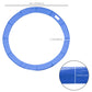 HOMCOM âŒ€12ft Trampoline Pad âŒ€144" Spring Safety Replacement Gym Bounce Jump Cover EPE Foam, Blue
