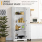 HOMCOM Freestanding Storage Cabinet, Kitchen Pantry Cabinet with Doors and Shelves Kitchen Storage Cabinets for Dining Room
