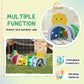 Qaba Lion Design Tunnel for Kids to Crawl Through, for 3-6 Years, Multicoloured
