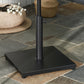 Outsunny 29 lbs Market Umbrella Base Holder 16" Heavy Duty Square Parasol Stand for Patio, Outdoor, Backyard, Black