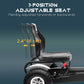 Aosom Pedal Go Kart for Kids, Pedal Car with Adjustable Bucket, Handbrake, 4 Rubber Wheels Powered Ride, White
