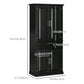 HOMCOM 72" Kitchen Pantry Cabinet, Freestanding Storage Cabinet, 4-Door Cabinet with Drawer and Adjustable Shelves, White