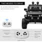 Aosom 12V Battery Powered Kids Ride On Car Off Road Truck Toy w/ Parent Remote, Black