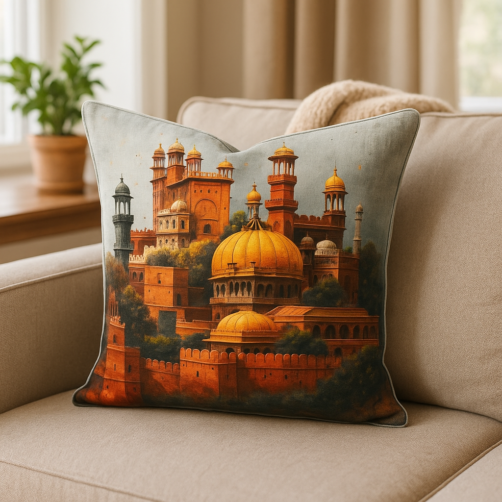 Cultural & Artistic Collection Designing Pillow In Square