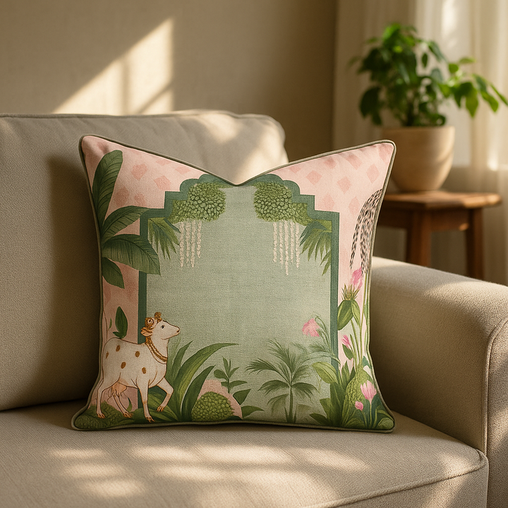 Floral & Botanical Collection Designing Pillow In Square