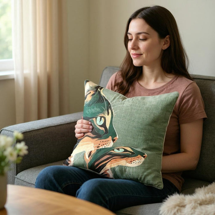 Animal Collection Designing Pillow In Square