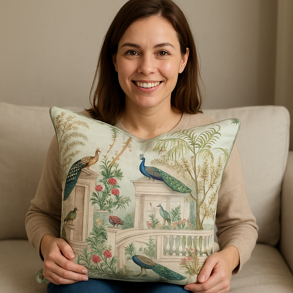 Floral & Botanical Collection Designing Pillow In Square