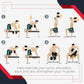 Soozier 66 lbs Adjustable Dumbbells Weight Set Dumbbell Hand Weight Barbell for Body Fitness Lifting Training for Home Office Gym, Black