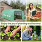 Outsunny Large Walk-in Greenhouse, 20'x10'x6.6' Tunnel Greenhouse with Zippered Door and 12 Roll-up Windows, Outdoor Green House for Garden Plant, Green
