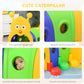 Qaba Lion Design Tunnel for Kids to Crawl Through, for 3-6 Years, Multicoloured