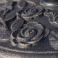 Outsunny 18â€� Round Patio Umbrella Base Outdoor Decorative Cast Stone Resin Parasol Stand Market Garden Umbrella Holder, Bronze
