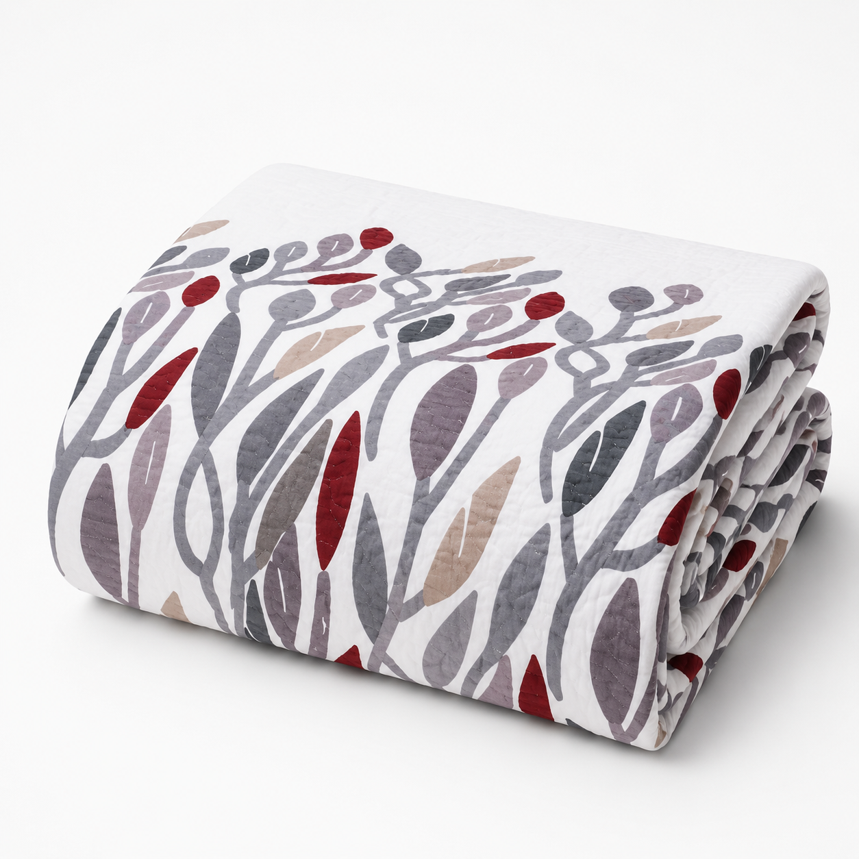 Aarniva Hotel Top Sheet Coverlet | Full XL/Queen/King | Soft & Lightweight | Autumn Leaves | Hotel Collection