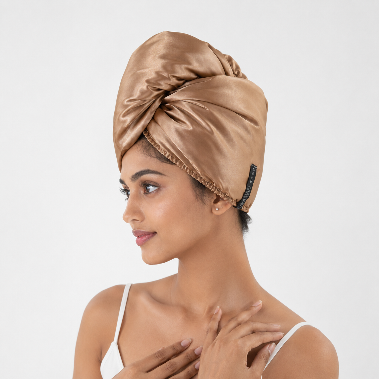 Aarniva Satin & Microfiber Hair-Drying Turban | Soft & Quick-Drying