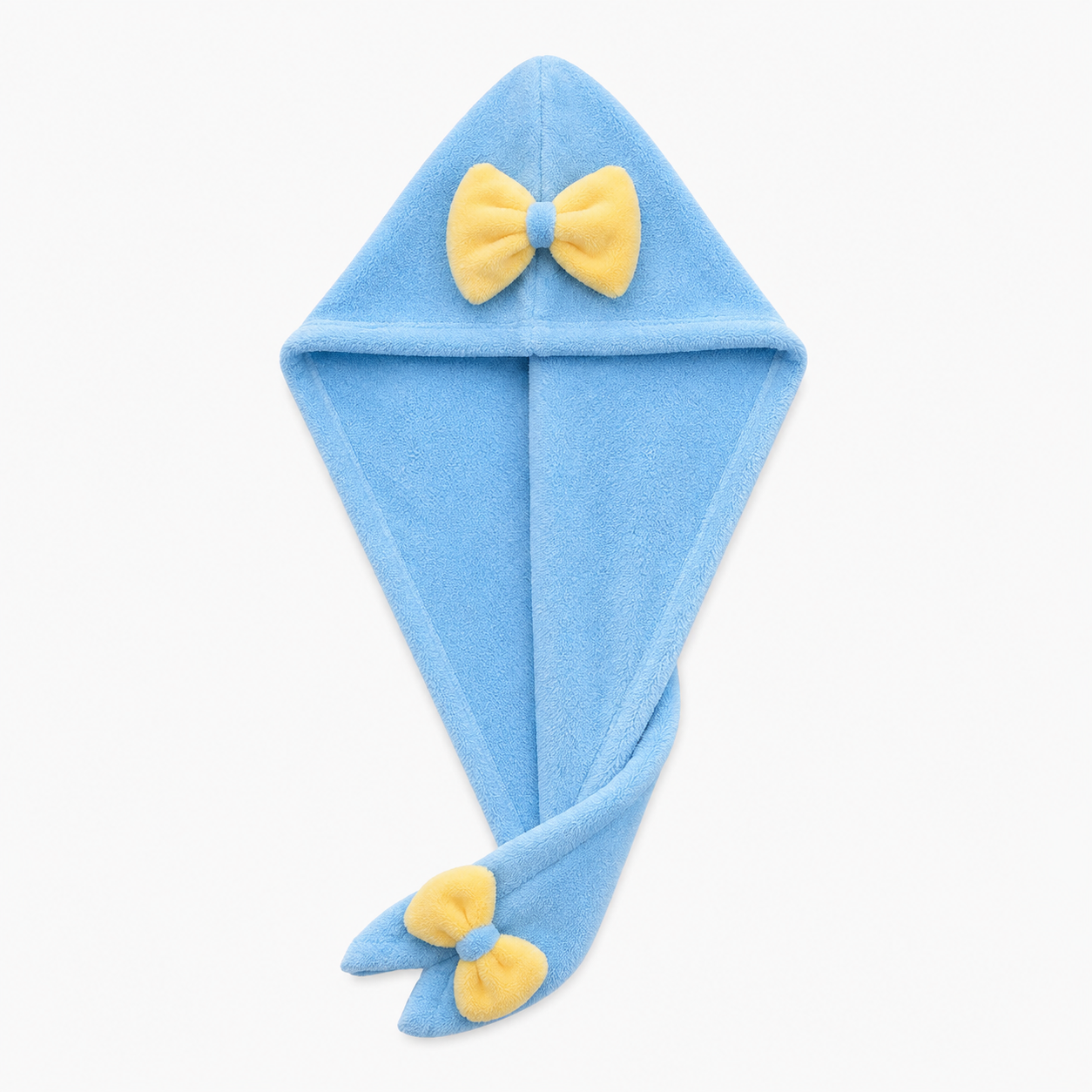 Aarniva Microfiber Hair-Drying Towel | Super Absorbent & Quick-Drying | Double-Layer Bow Design