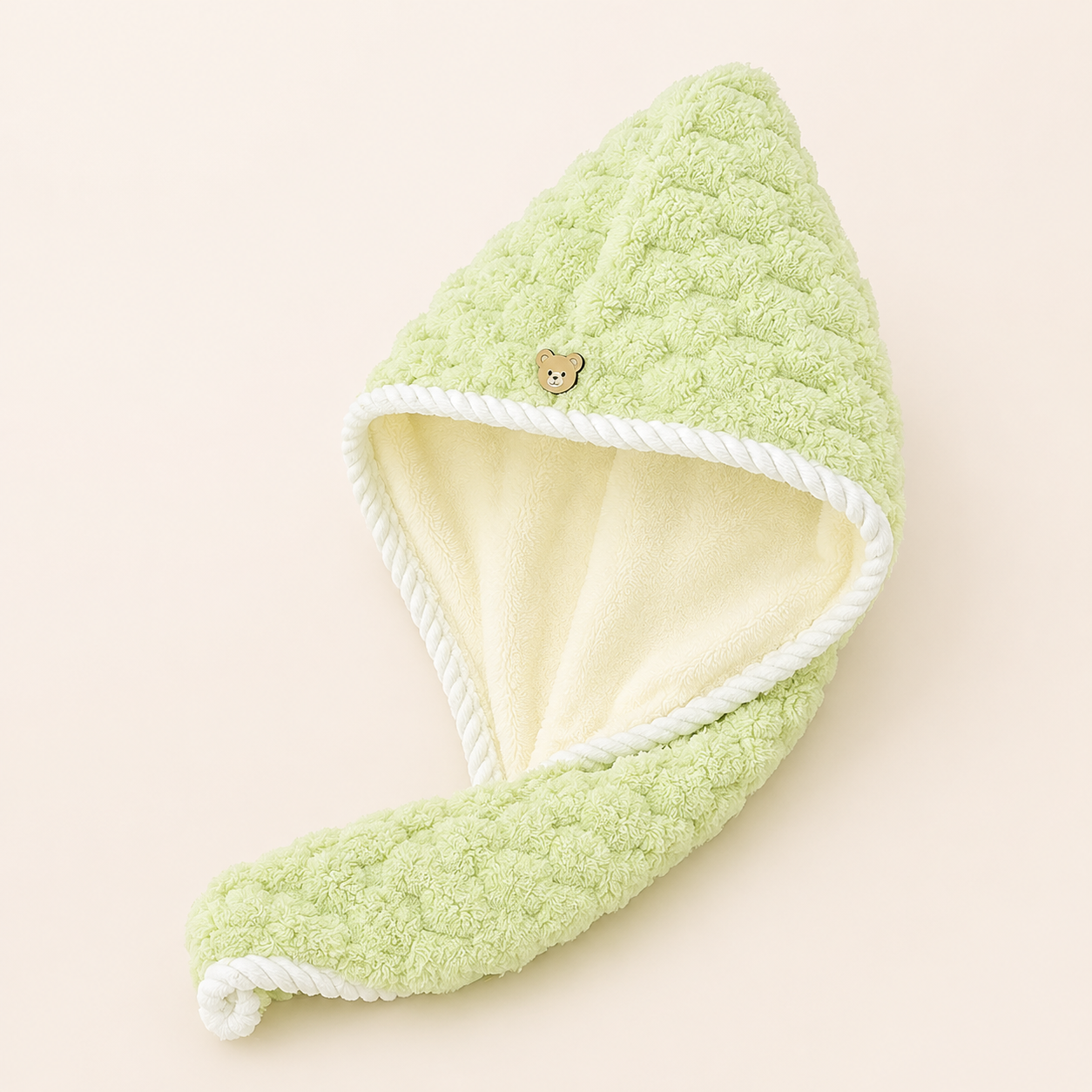 Aarniva Double-Sided Microfiber Hair-Drying Wrap | Soft & Quick-Drying | Plush Textured Design