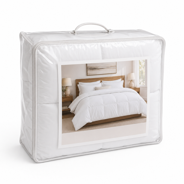 Aarniva Hotel Comforter Set | Twin/Queen/King | Ultra-Soft Microfiber | Classic White | Luxury Hotel Collection