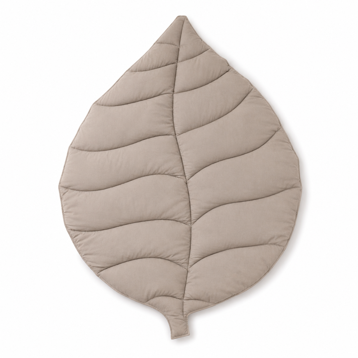 Aarniva Leaf-Shaped Quilted Baby Play Mat | Soft & Padded | Ultra-Cozy Nursery Mat | Leaf Design | Baby Sheet