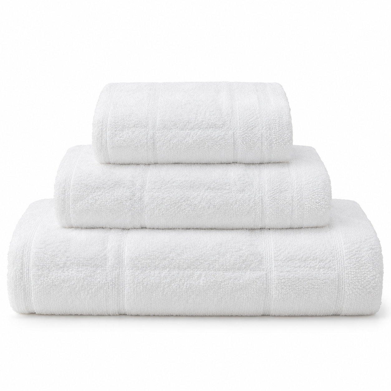 Aarniva Bath, Hand & Face Towel Set | Soft & Comfortable | Striped & Solid Designs | 6-Piece Set