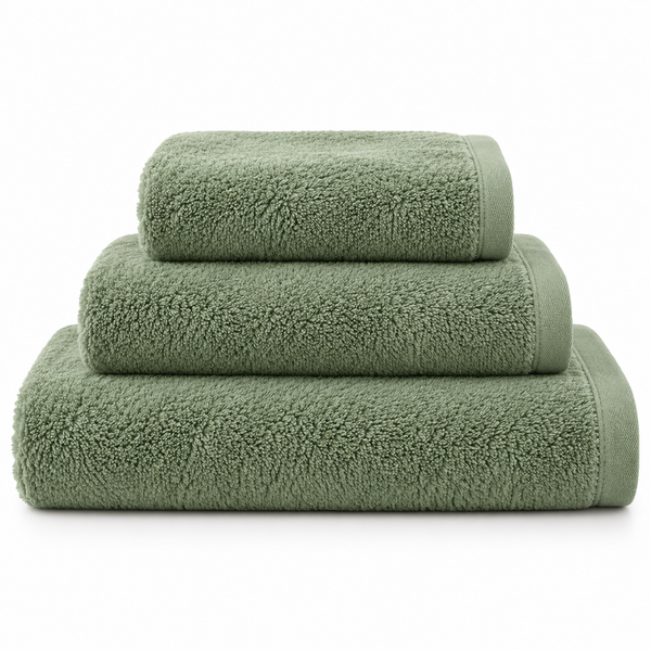 Aarniva Solid Colour Towel Set | Ultra-Soft & Plush | Bath, Hand & Face Towels | 3-Piece Set