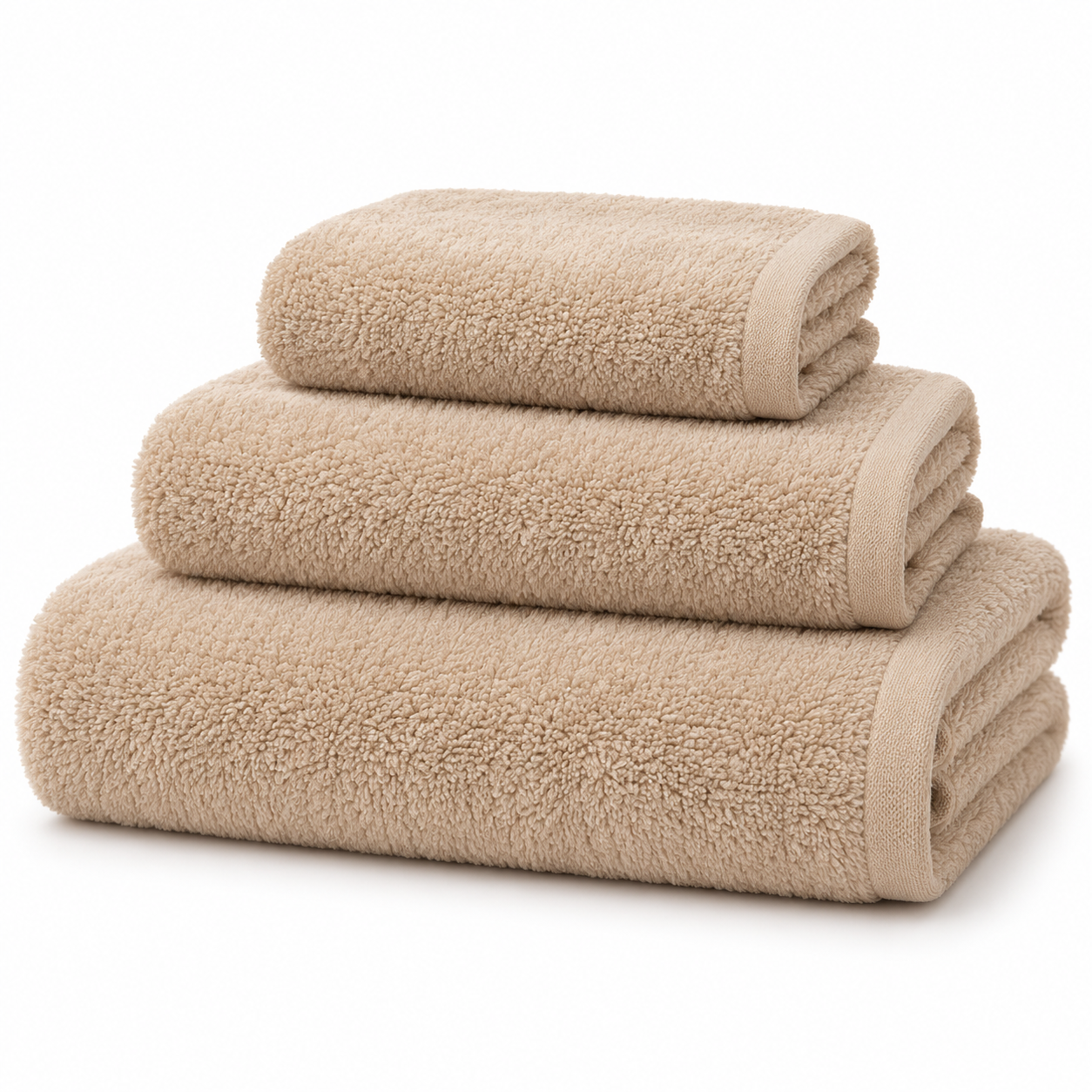 Aarniva Solid Colour Towel Set | Ultra-Soft & Plush | Bath, Hand & Face Towels | 3-Piece Set