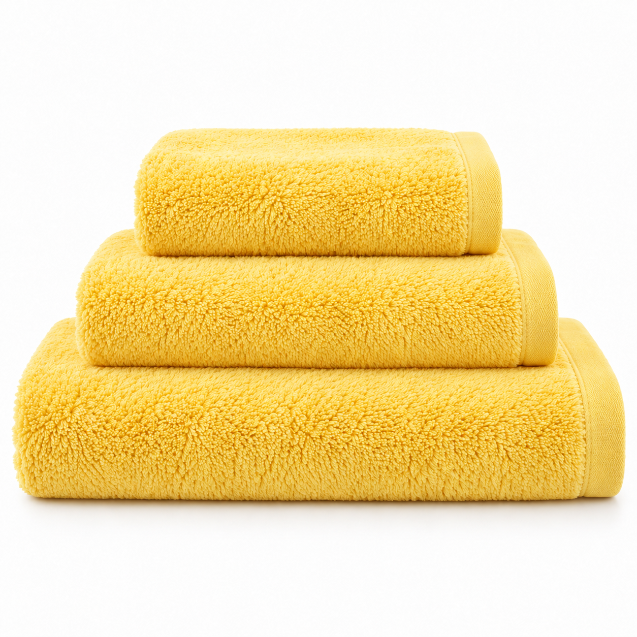 Aarniva Solid Colour Towel Set | Ultra-Soft & Plush | Bath, Hand & Face Towels | 3-Piece Set