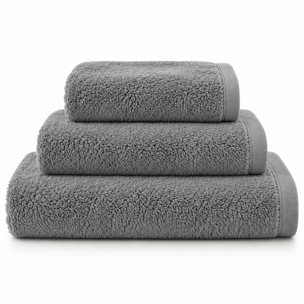 Aarniva Solid Colour Towel Set | Ultra-Soft & Plush | Bath, Hand & Face Towels | 3-Piece Set